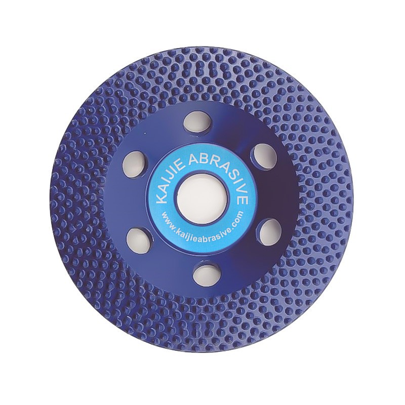 Vacuum Brazed Diamond Cloth Grinding Disc factory